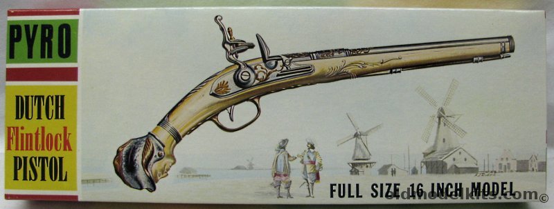 Pyro 1/1 Dutch Flintlock Pistol, C230-129 plastic model kit